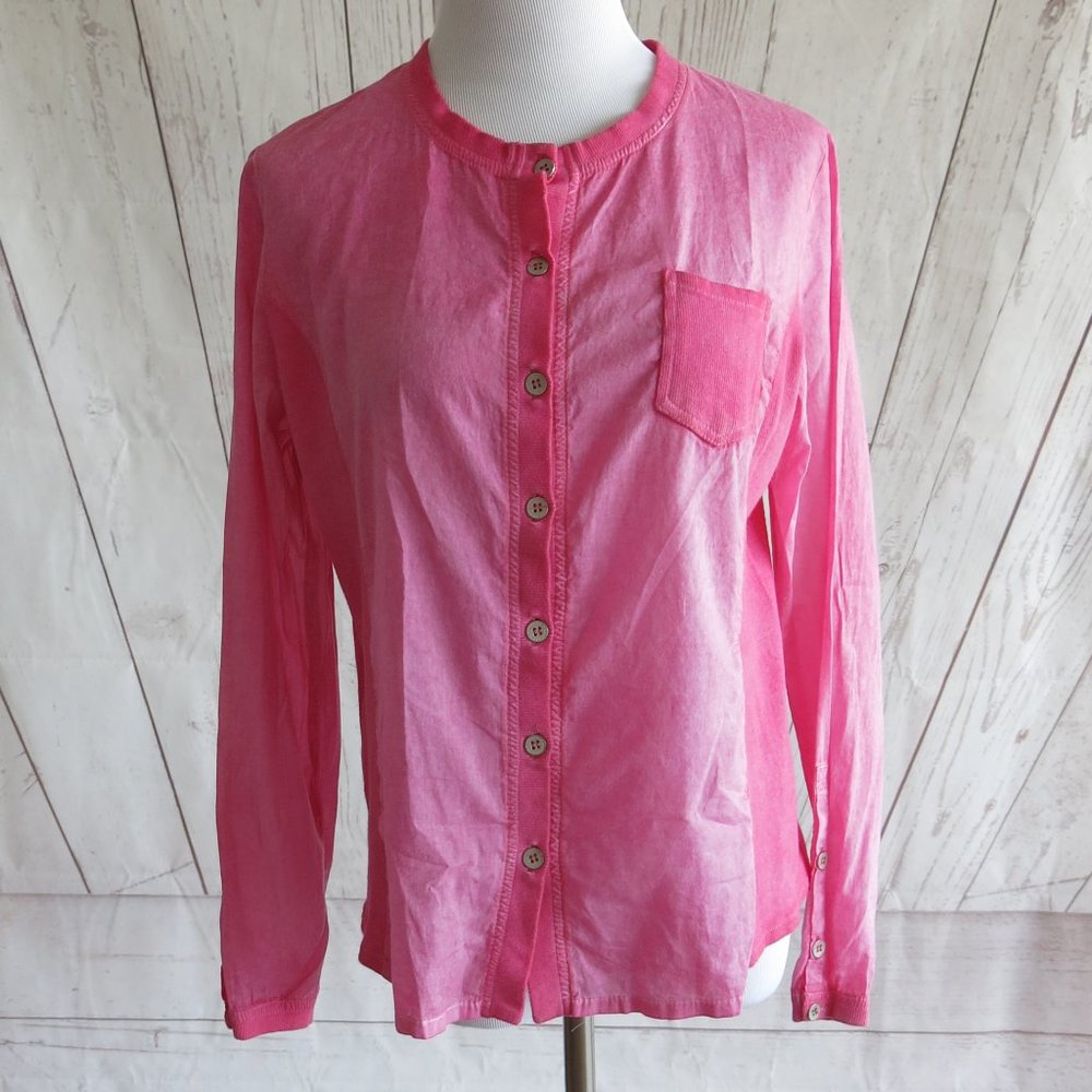 Javier Simorra Button Down Long Sleeve Top Blouse - Size 8 US 12 UK